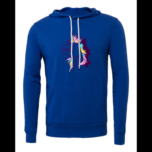 Colorful Unicorn Bella canvas hoodie 3719